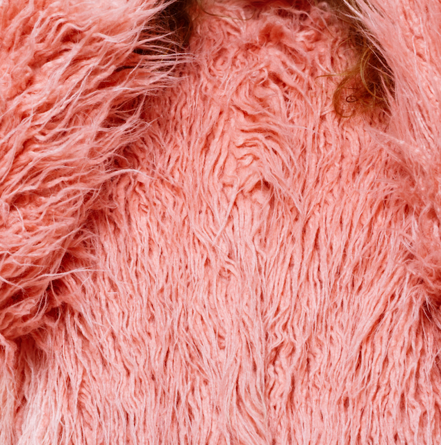wearing pink